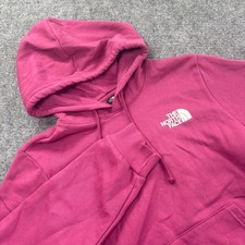 The North Face Hoodie Large Pink Circular Design Graphic Pullover NWOT Women's