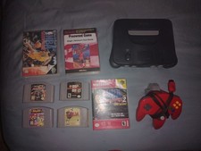 Nintendo 64 Home Console - Black W/ multiple games