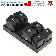 FOR AUDI A6 C6 Q7 2004-2011 DRIVER SIDE FRONT ELECTRIC WINDOW SWITCH 4F0959851G