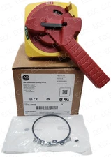 New Allen-Bradley 194R-HM4E Operating Handle, Red/Yellow