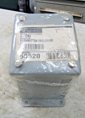  NEW HOFFMAN E-1PBA PUSHBUTTON ENCLOSURE 4.8'' HEIGHT x 3.5'' DEPTH