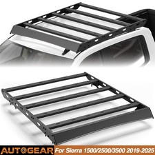 Steel Black Roof Rack Cargo Carrier For 2019-2025 Gmc Sierra 1500 2500 3500