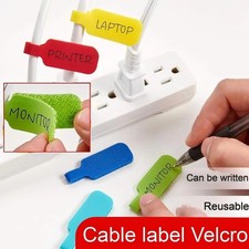 Cable Ties Coloured Pack 20 30 50 Writeable Wire Management Organisation Ties