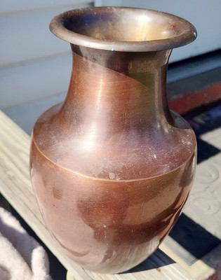 Nice Vintage Copper 8'' Vase / Urn / Pot / Mini Spittoon