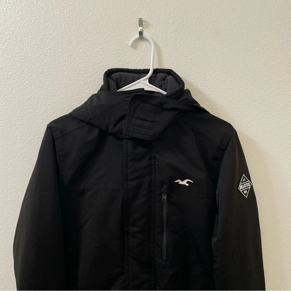 Hollister All Weather Collection Soft Shell Negro XS Foto 3 de 4