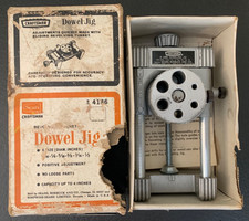 Vintage Sears Craftsman 9_4186 Doweling Jig Revolving Turret Made in USA