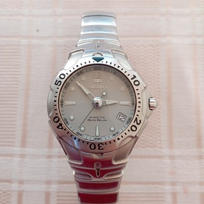 Seiko Kinetic Auto Relay 5j22 movement Mens watch | eBay