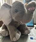 Wild Republic Grey Plush Stuffed Elephant Bronx Zoo New York City Souvenir — photo 1