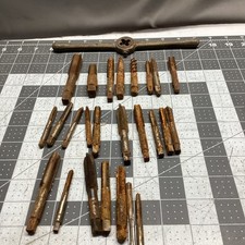 26-piece Tap And Die Set MIXED LOT Of Taps - Including Pipe Taps