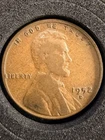 1952-D Wheat Penny, BN, About Uncirculated Condition, Tilted Die Error, RARE