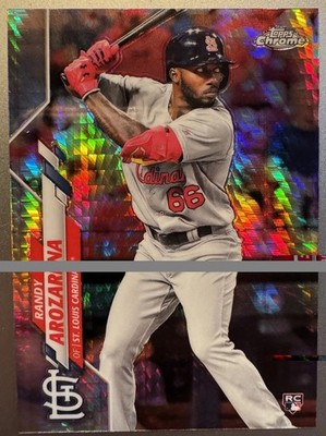 2020 Topps Chrome - Randy Arozarena #49 Prism Refractor (RC)