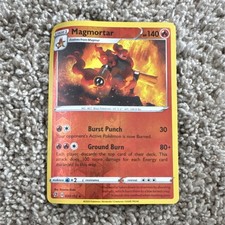 Pokémon Magmortar Swsh02-Rebel Clash 030/192 Stage 1 140 HP Reverse Holo Rare