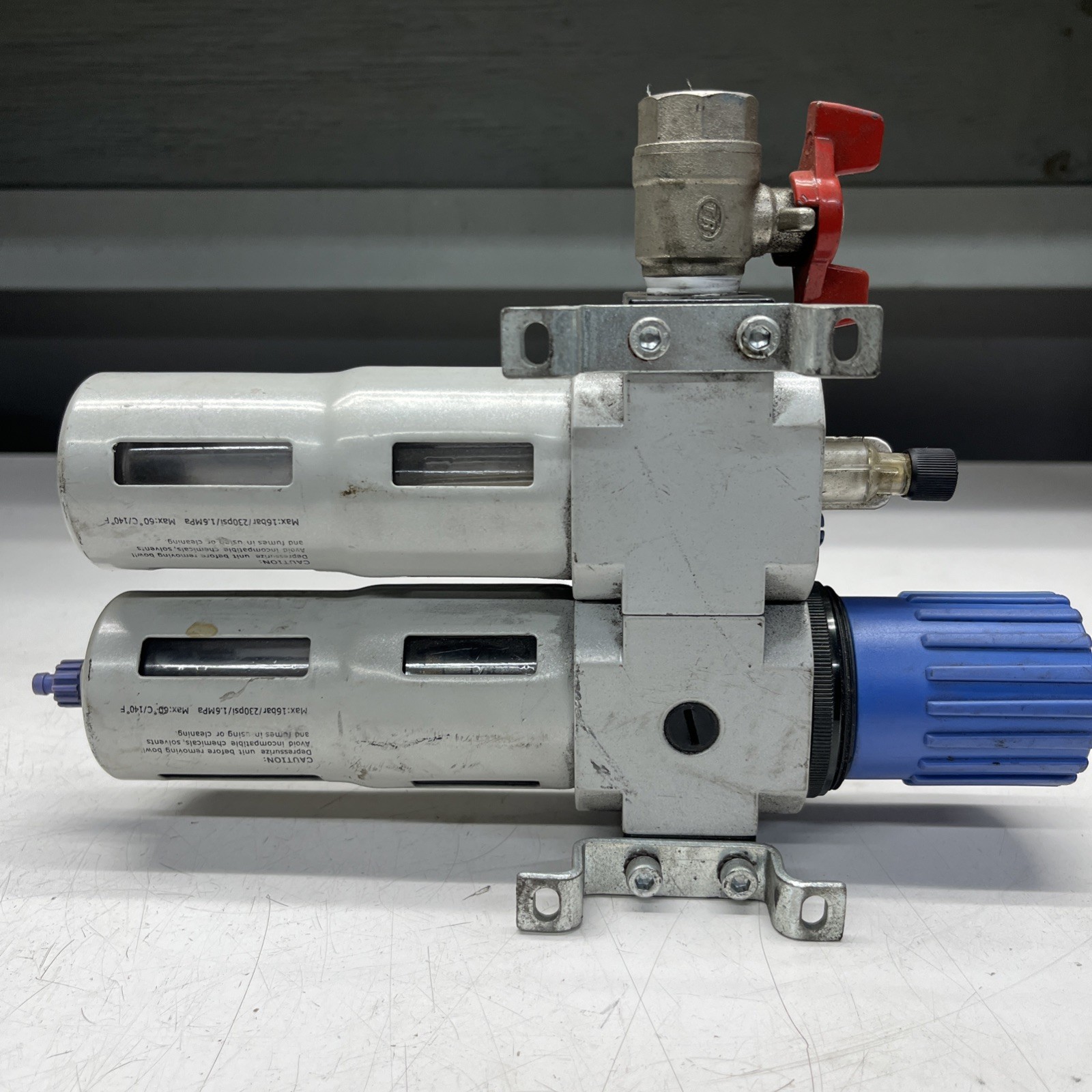 FESTO 159590 Air FRL Set 1/2" Filter Regulator Lubricator Service Unit