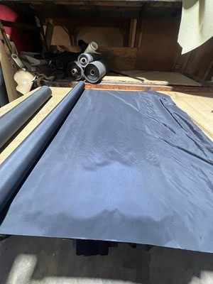 Dark Navy 200D Waterproof Coated  60'' Nylon Fabric Midweight