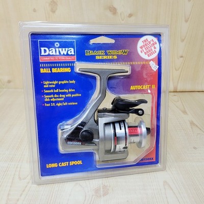 Daiwa BW1305X Long Cast Spool Graphite Reel Black Widow Series NEW OLD STOCK NOS