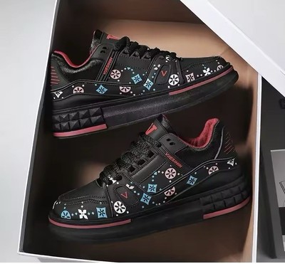 Archlight Sneaker Black with Floral Pattern