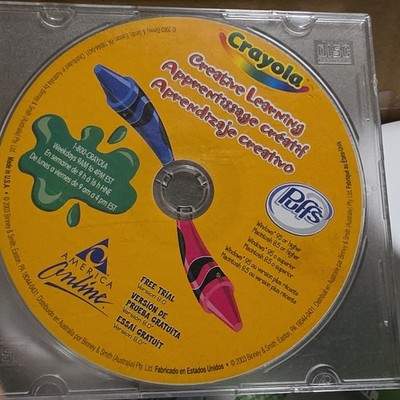 Crayola Creative Learning Education CD-ROM Trial Windows 95/Mac 8.5 EN/FR/ES