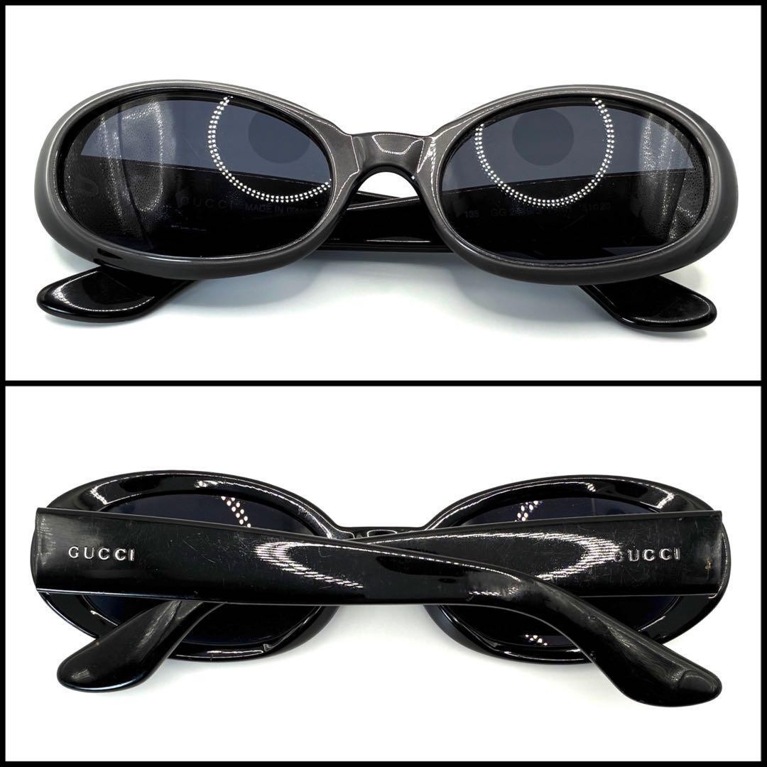 Good Condition GUCCI Oval Sunglasses Y2K thumbnail 3