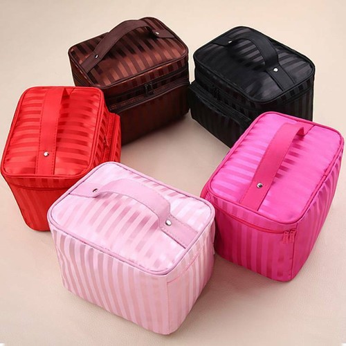 Large Make Up Vanity Case Storage Box Organizer Cosmetic Travel Beauty Pouch Bag - Picture 10 of 15