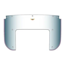 National Cycle Heritage Bottom Replacement Beaded Windshield 5 Bolt - Clear