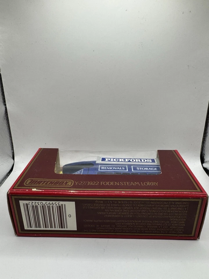 MATCHBOX Model Of Yesteryear Y-27 1922 Foden Steam Lorry - Pickfords 1984 - Image 3 of 3