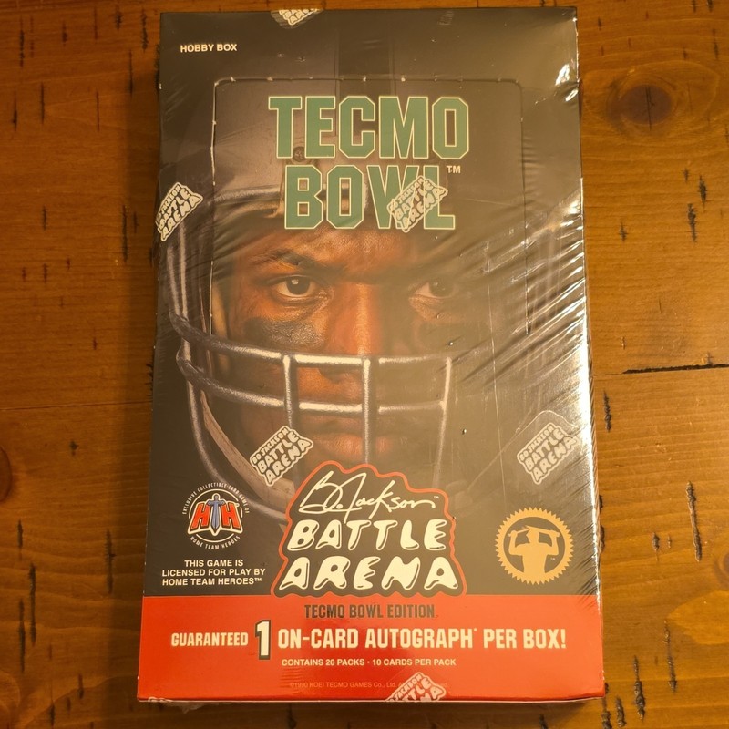 2026 BO JACKSON BATTLE ARENA TECMO BOWL Edition Hobby Box Factory Sealed In Hand