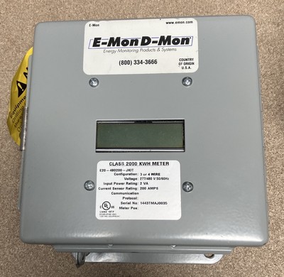 E-MON D-MON submeter E20-480200-JKIT