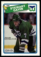 1988-89 O-Pee-Chee Stewart Gavin #217 VIEW SCAN