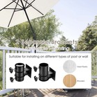 Yescom 7.5ft Deck Umbrella with Base Side Mount Kit Post Holder for Outdoor Rail — photo 5