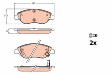 Kits de frein Fiat TIPO