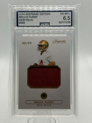 2024 Keepsake Gem Edition Brock Purdy #283 /99