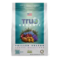 TRUE ORGANIC Organic Prilled Sulfur Soil Acidifier, OMRI Listed, 5 lbs. 2.40 per gallon