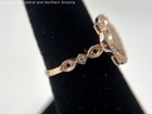 925 Sterling Silver/Vermeil Size 7 Signet Ring w/ CZ 4.09g — photo 2