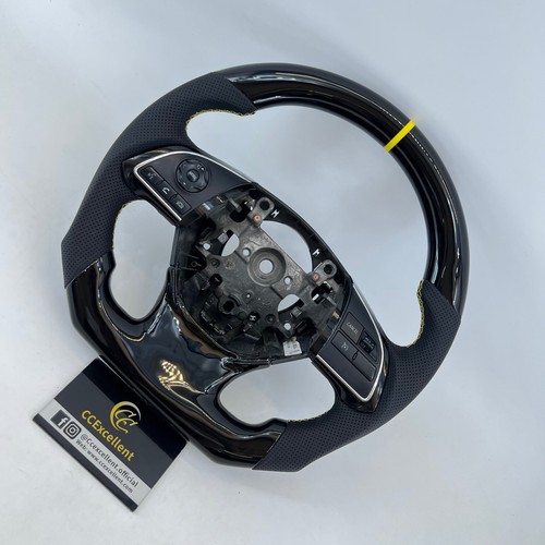 For Mitsubishi ASX RVR piano black steering wheel with round top and flat bottom - Picture 5 of 8