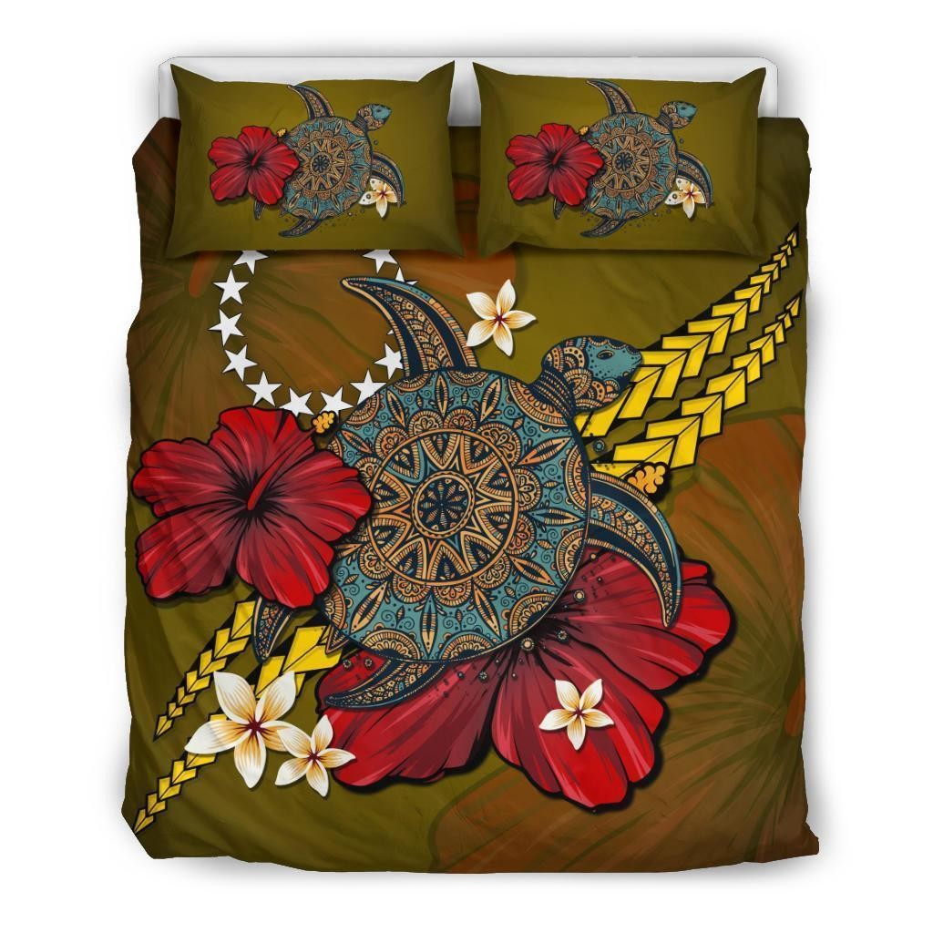 Cook Islands Bedding Set - Yellow Turtle Tribal