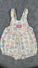 Rare Vintage OshKosh Bubble Romper Summer Ice Cream Sun Cupcake 12 Months