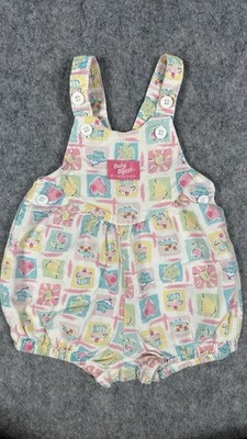 Rare Vintage OshKosh Bubble Romper Summer Ice Cream Sun Cupcake 12 Months