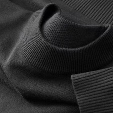 Autumn New Men's Casual Mock Turtleneck Sweater Long Sleeved Warm Pullover Basic