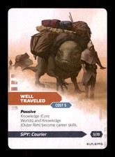 3/20 Well Traveled Spy Courier Star Wars Age Of Rebellion Trading Card TCG CCG