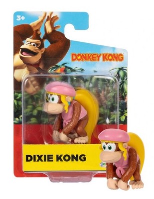 Jakks Pacific Donkey Kong Dixie Kong 2.5'' Figure New in Package