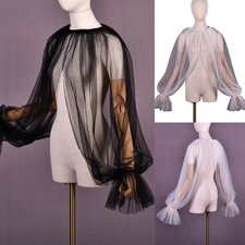Wedding Shawls White Ivory Jackets Detachable Sleeves Gothic Bridal Cape Cloak