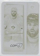 2013-14 Panini Playoff Contenders Printing Plate Yellow 1/1 Andrew Ladd #68 0c3