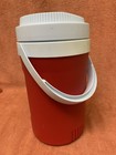 RUBBERMAID 1591 White Red Insulated Thermal Jug 1/2 Gallon Swivel Spout — photo 2