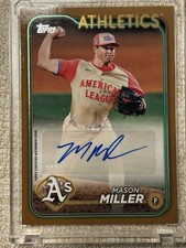 2024 Topps Update Mason Miller All-Star Game Auto-Gold  #ASGM-MM 44/50 Mint!