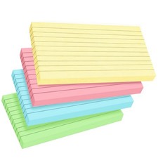 100 Count Colored Index Cards 3x5 Inch Ruled Flashcards 3 5 Inch, 100