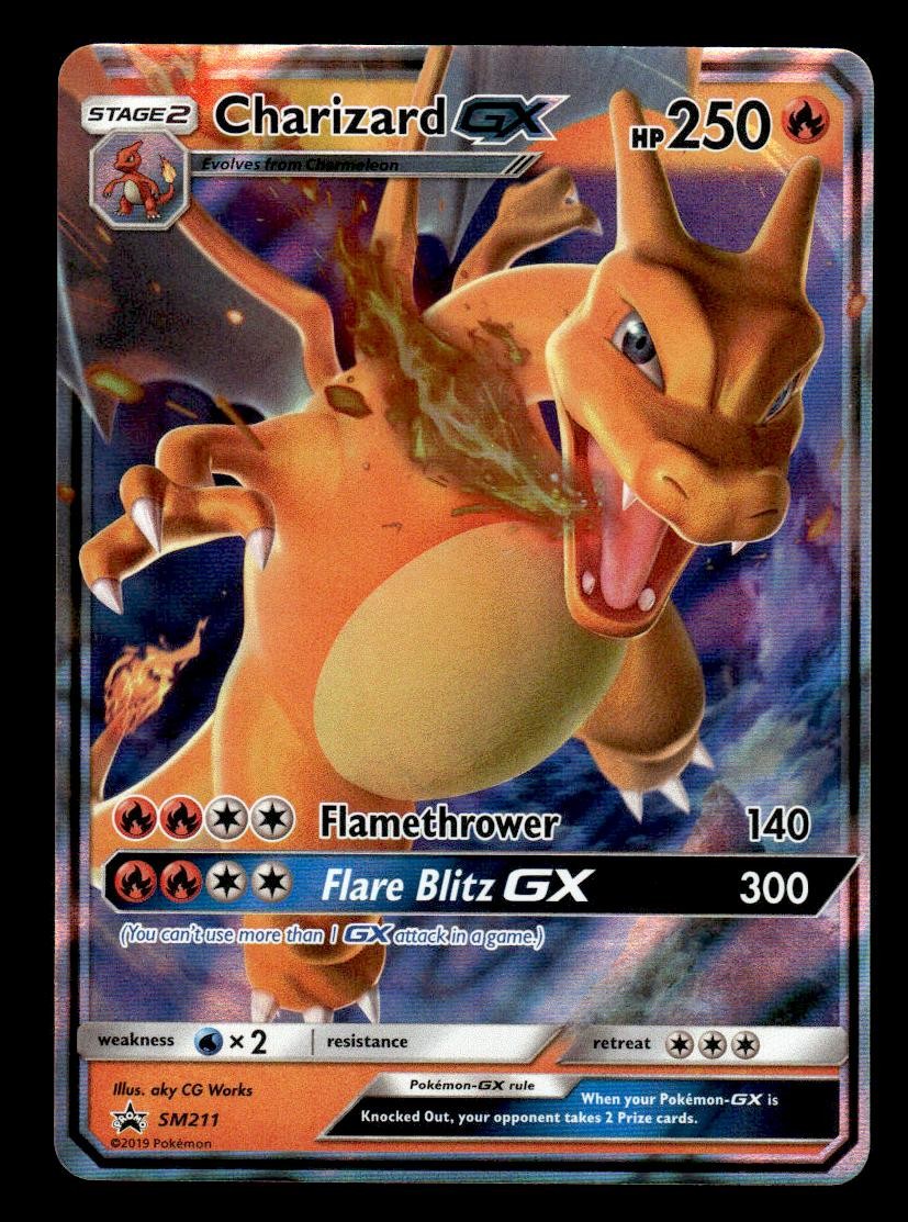SM Promos #SM211 Charizard GX Promo,Holo