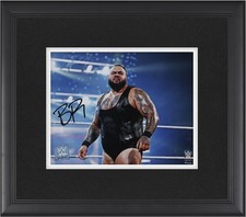 Bronson Reed WWE Framed Autographed 8