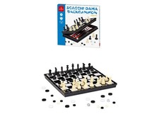 Dal negro, scacchi dama backgammon magnet