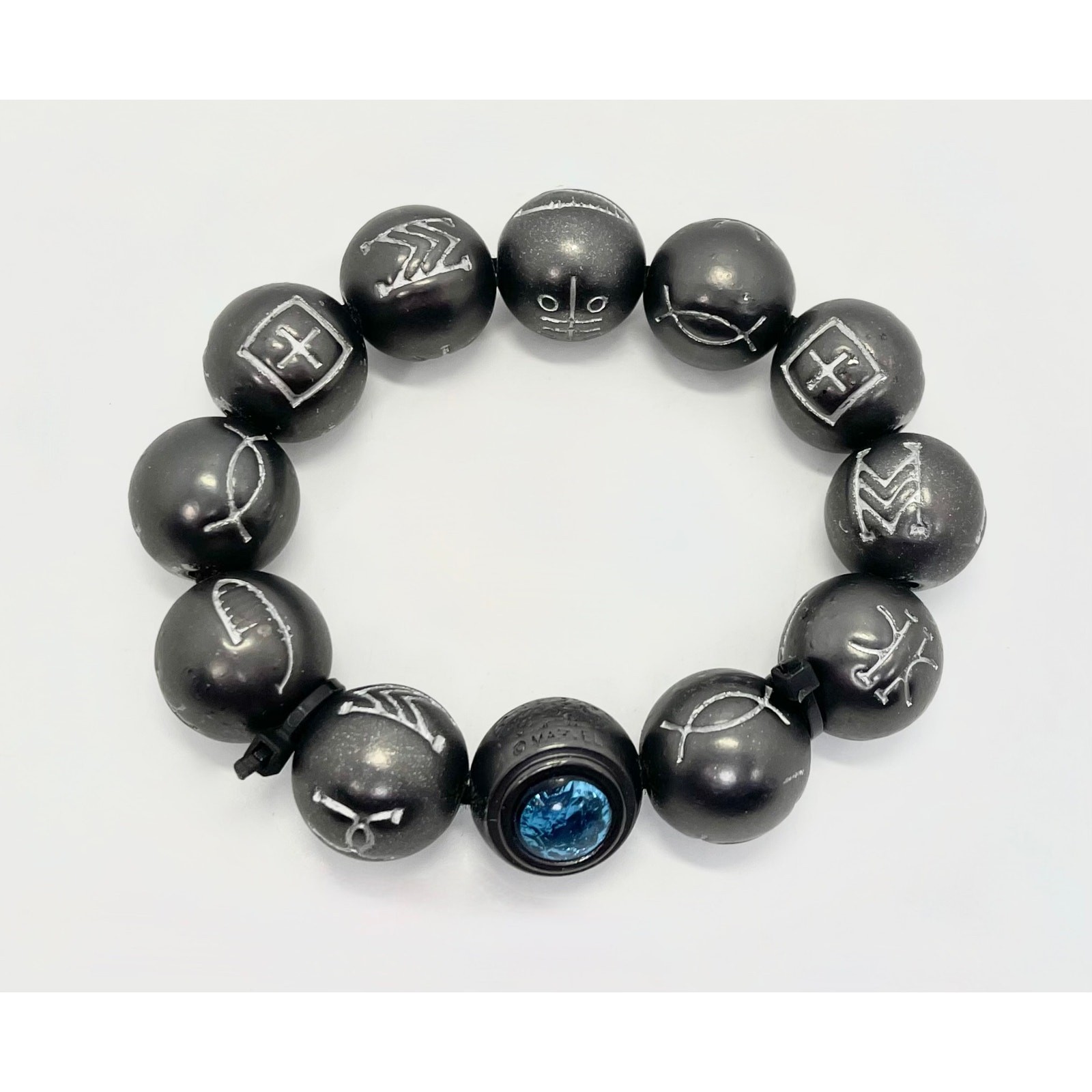 Marvel Black Panther Kimoyo Blue Bead Premium Movie Prop Replica Bracelet thumbnail 5