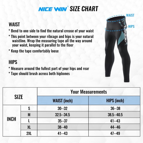 Pantalones de ciclismo para hombre NICEWIN Pantalones de bicicleta Largo... - Imagen 6 de 6